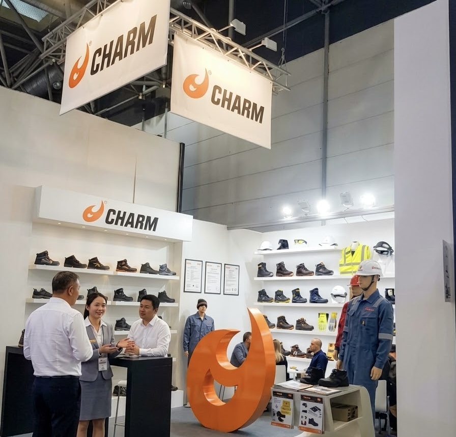 Charming Ever exhibition booth with partners