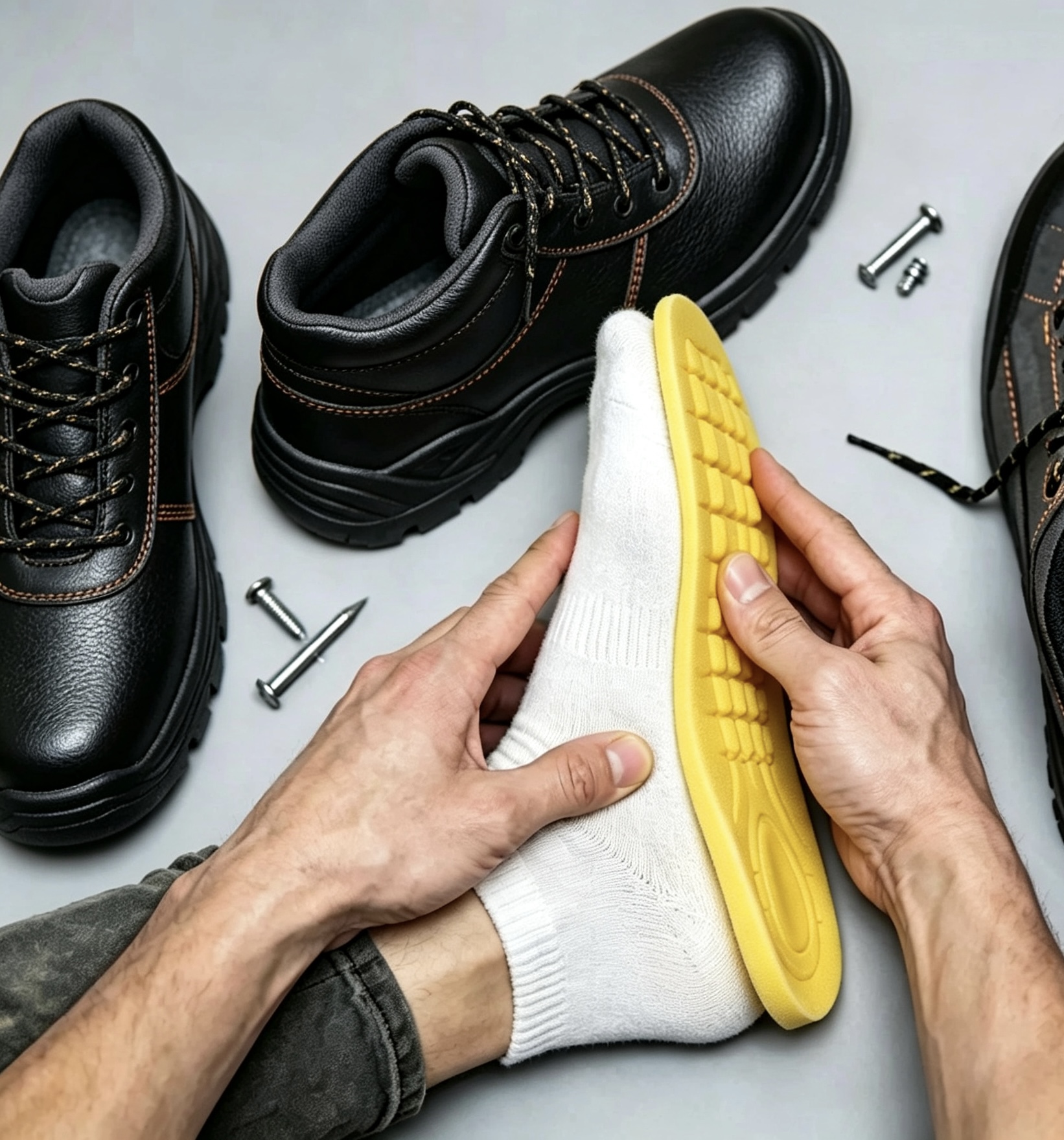 ZeroG insole demonstration