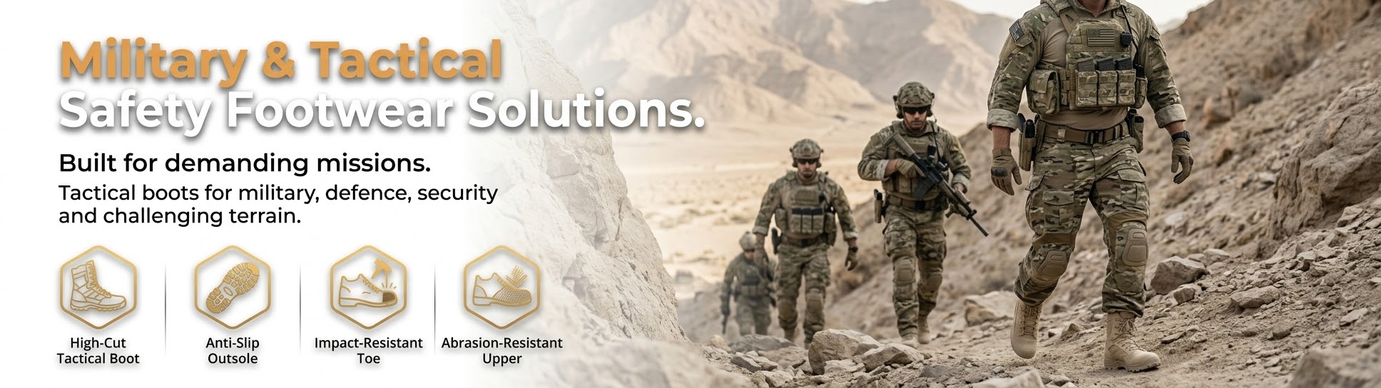 Military & Tactical Boots Solutions