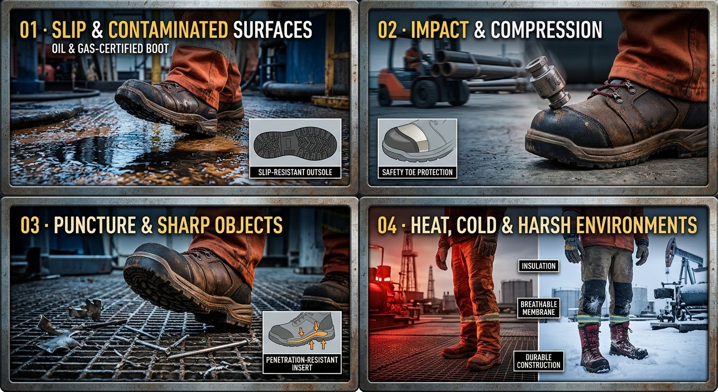 Oil & Gas Safety Boots Solutions