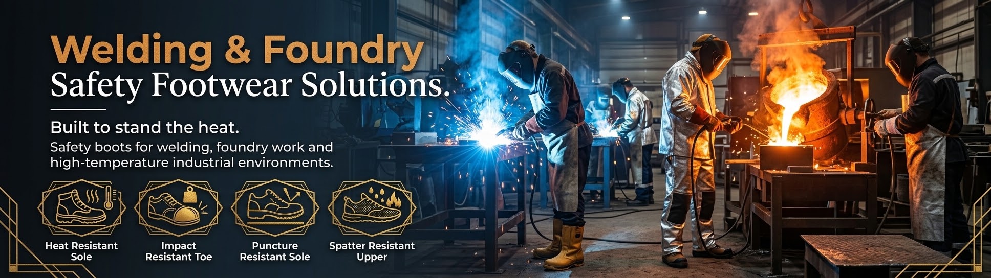 Welding & Foundry Safety Boots Solutions