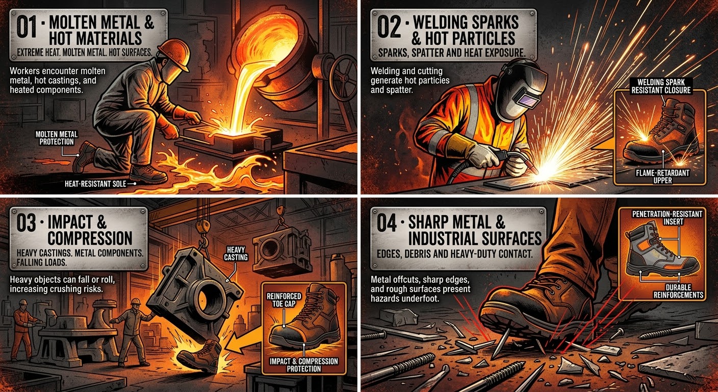 Welding & Foundry Safety Boots Solutions