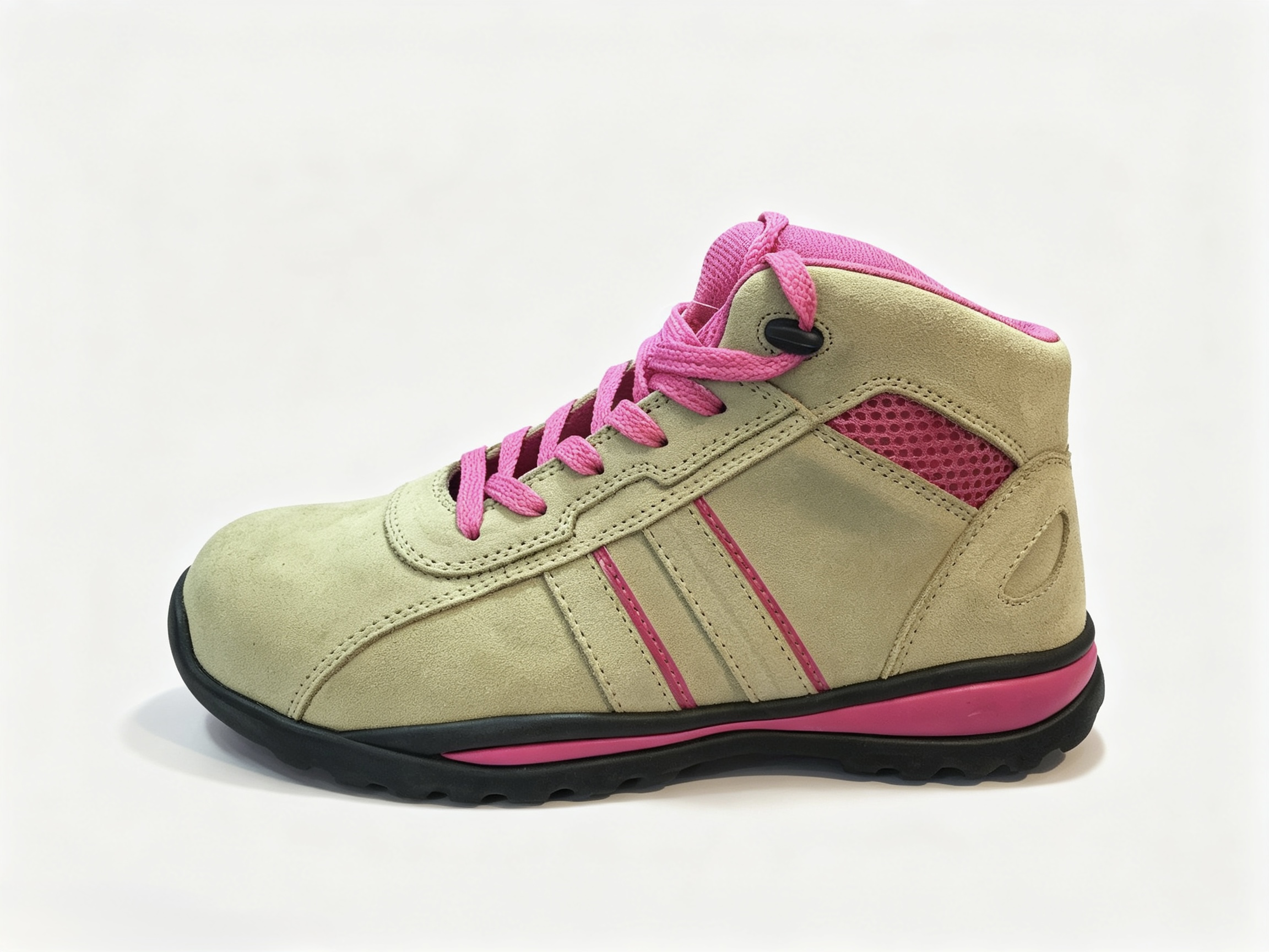 Unisex Mid-Cut Suede & Mesh CompositeSteel Toe Safety Boot
