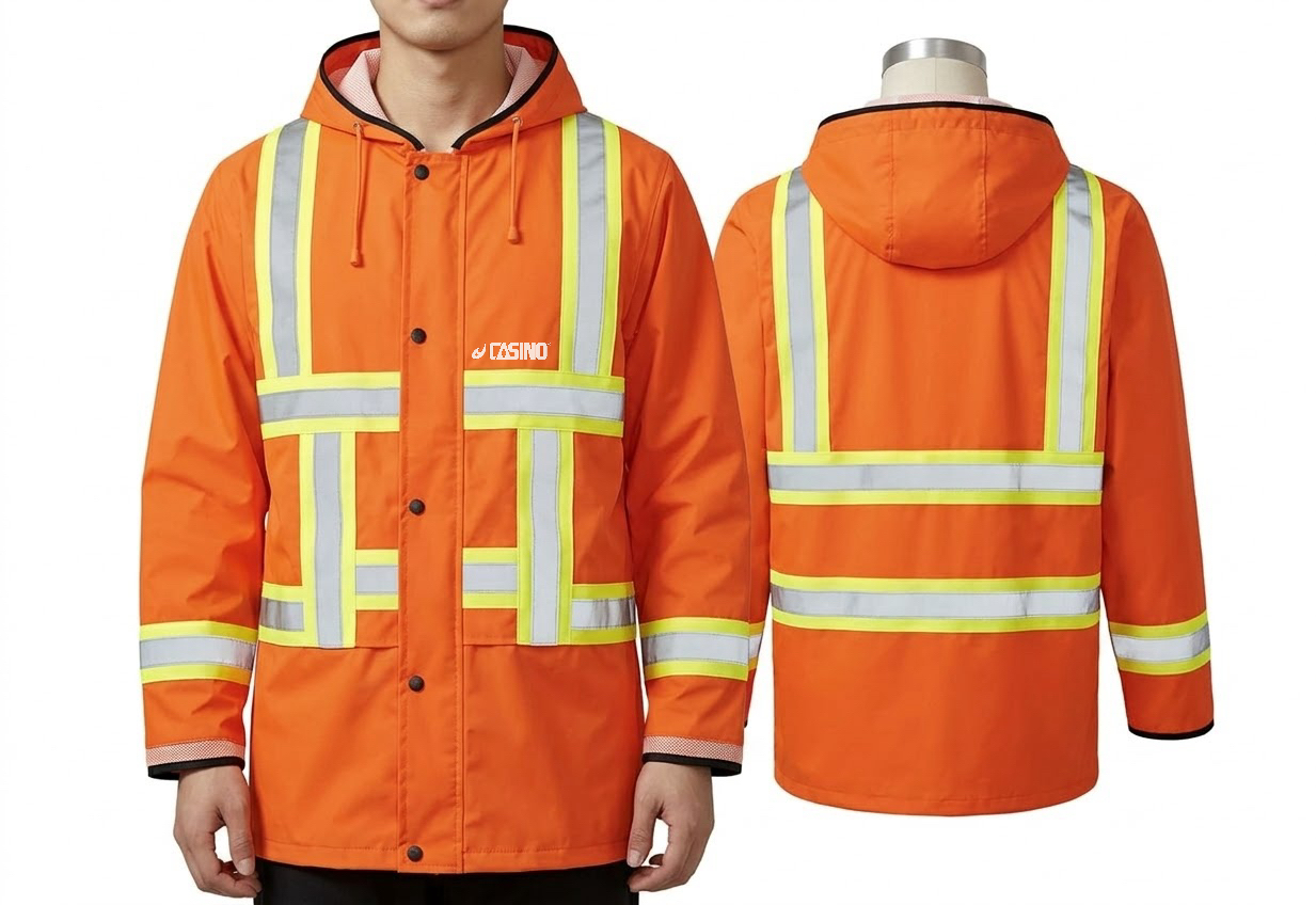CA-01 Casino&reg;️Hi-Vis Waterproof Safety Raincoat